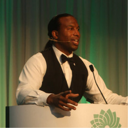 Georges Laraque in conference